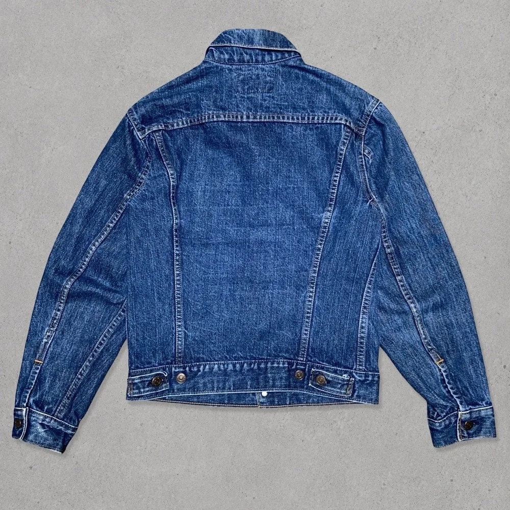 Vintage Early 70s Levi's Denim Trucker Jacket Size 36 USA Made Factory Code 52